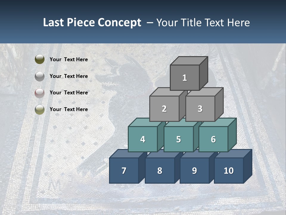 Art Pompei Building PowerPoint Template