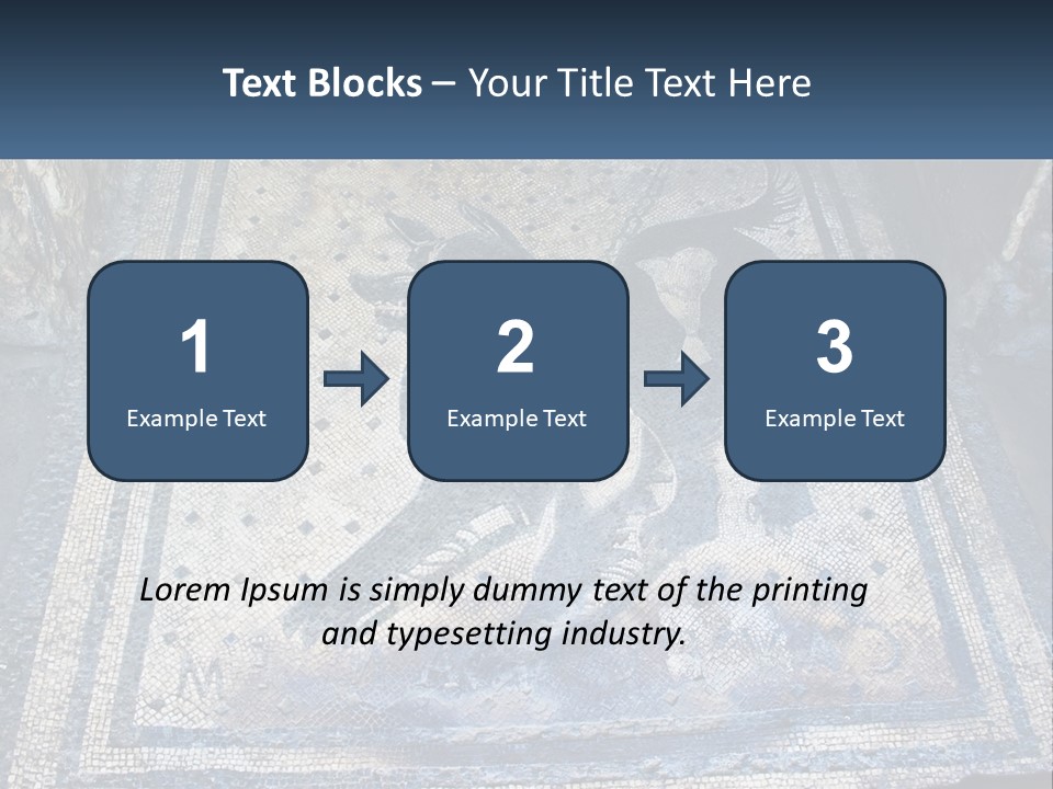 Art Pompei Building PowerPoint Template