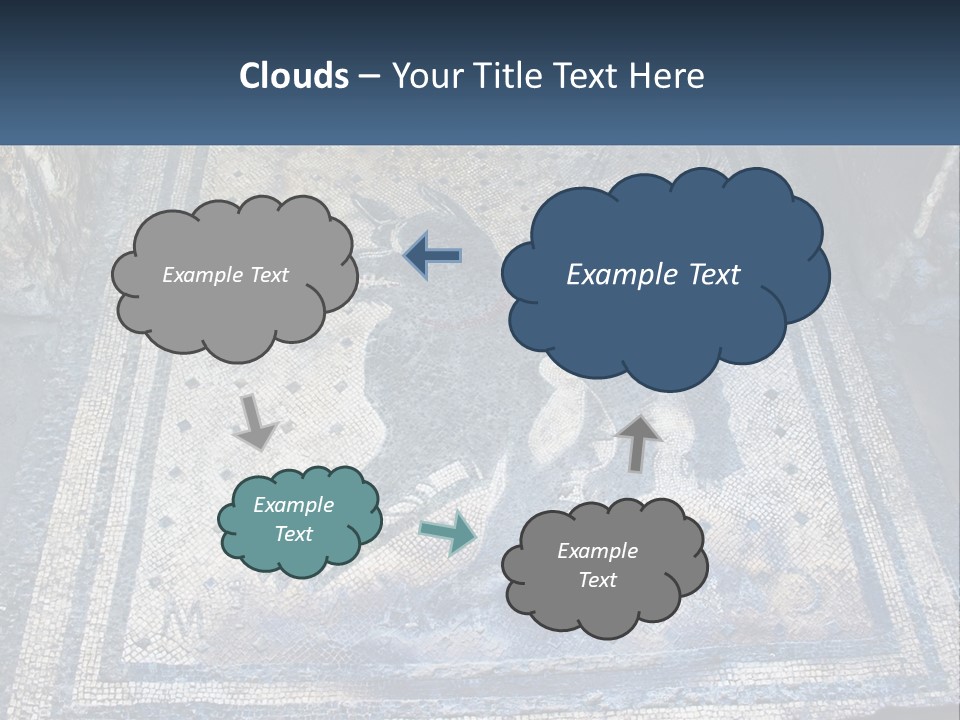 Art Pompei Building PowerPoint Template