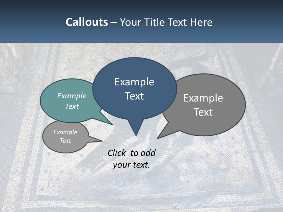 Art Pompei Building PowerPoint Template