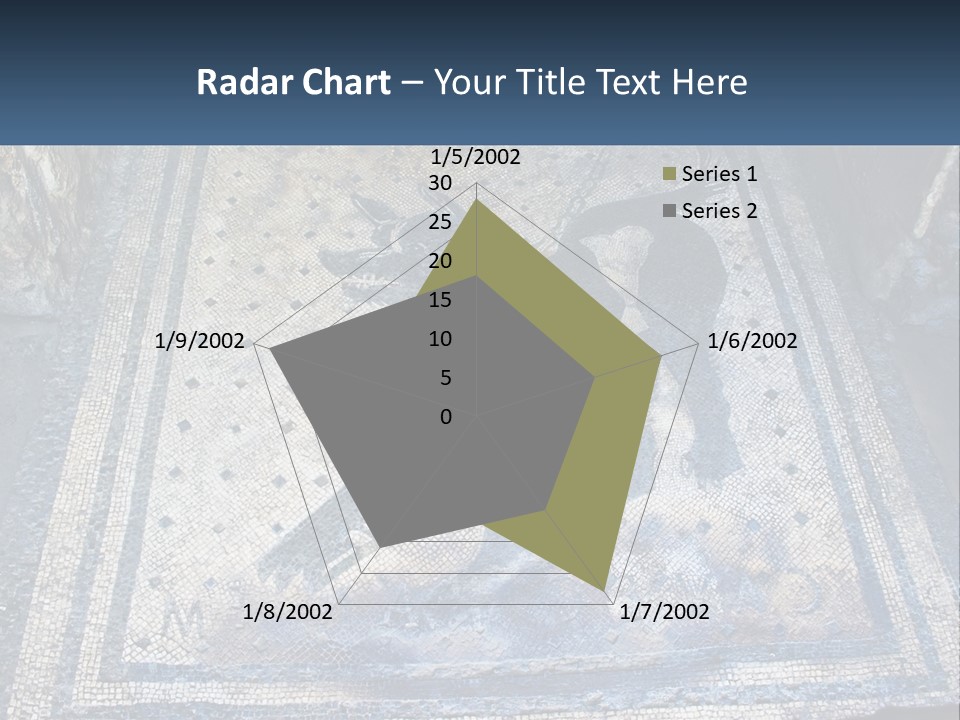 Art Pompei Building PowerPoint Template