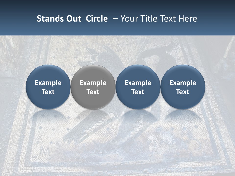 Art Pompei Building PowerPoint Template