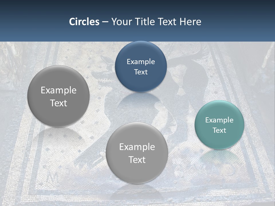 Art Pompei Building PowerPoint Template