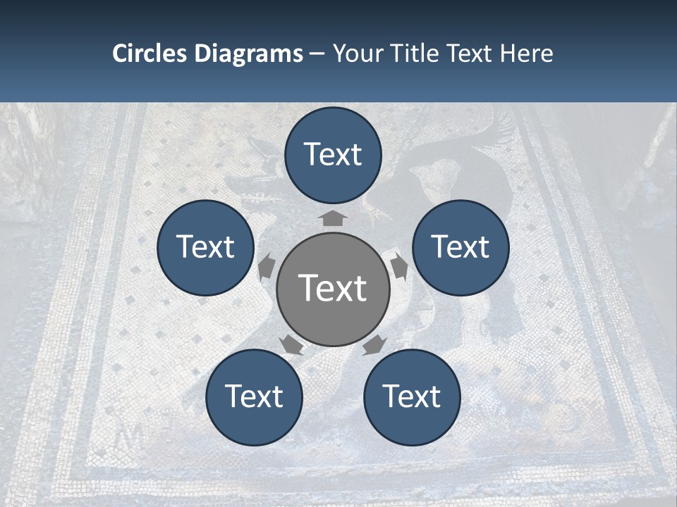 Art Pompei Building PowerPoint Template