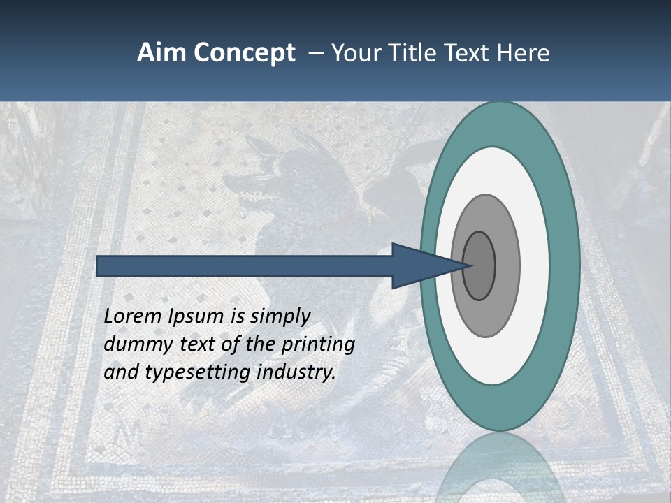 Art Pompei Building PowerPoint Template