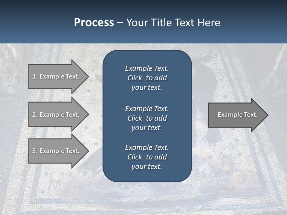 Art Pompei Building PowerPoint Template