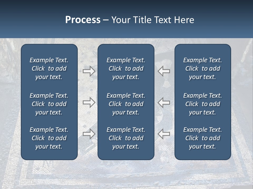 Art Pompei Building PowerPoint Template