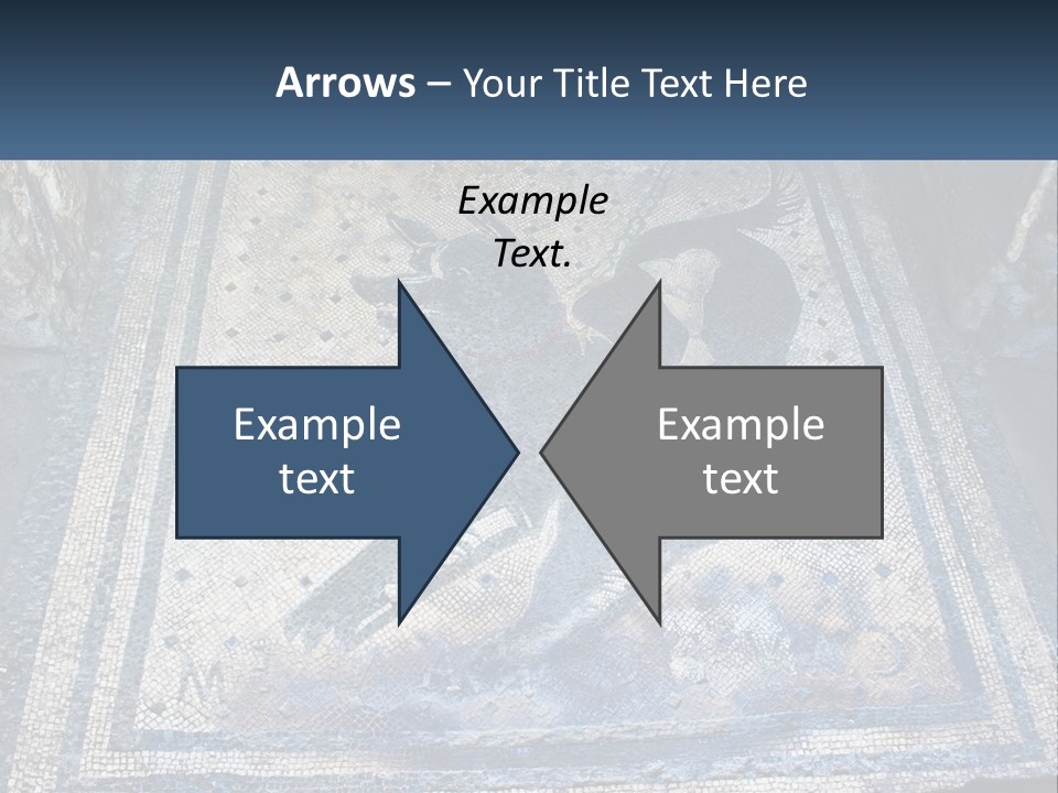 Art Pompei Building PowerPoint Template