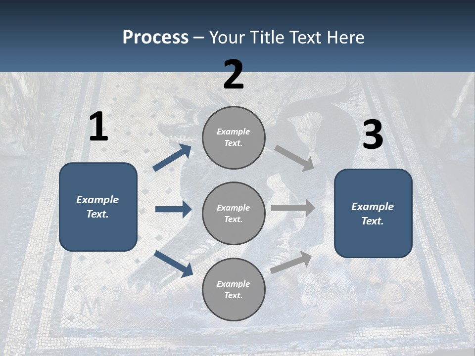 Art Pompei Building PowerPoint Template