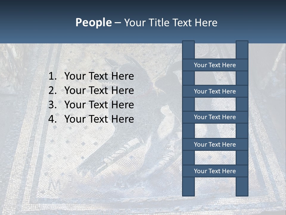 Art Pompei Building PowerPoint Template