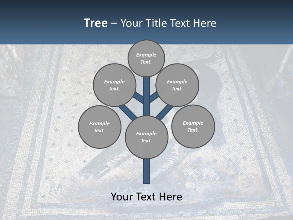 Art Pompei Building PowerPoint Template