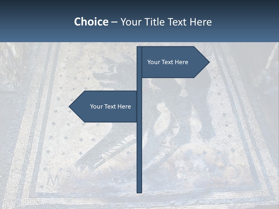 Art Pompei Building PowerPoint Template