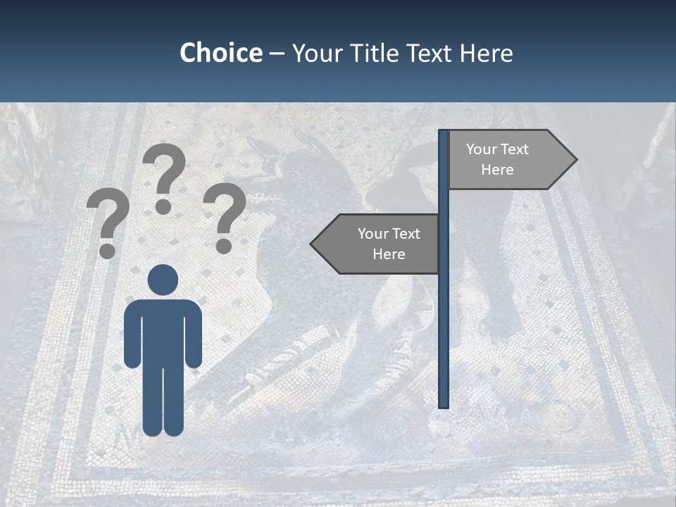 Art Pompei Building PowerPoint Template