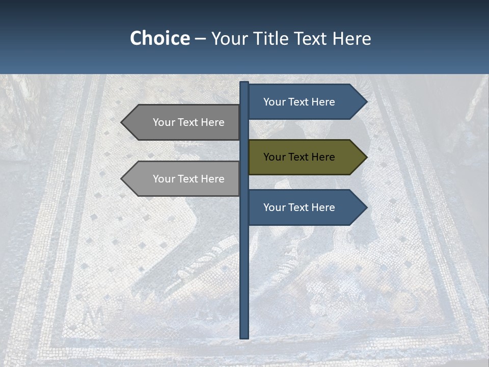 Art Pompei Building PowerPoint Template