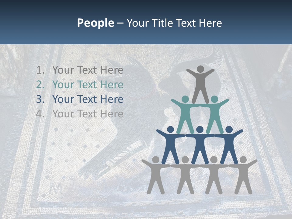 Art Pompei Building PowerPoint Template