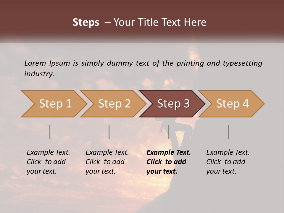 Activity Travel Rock PowerPoint Template