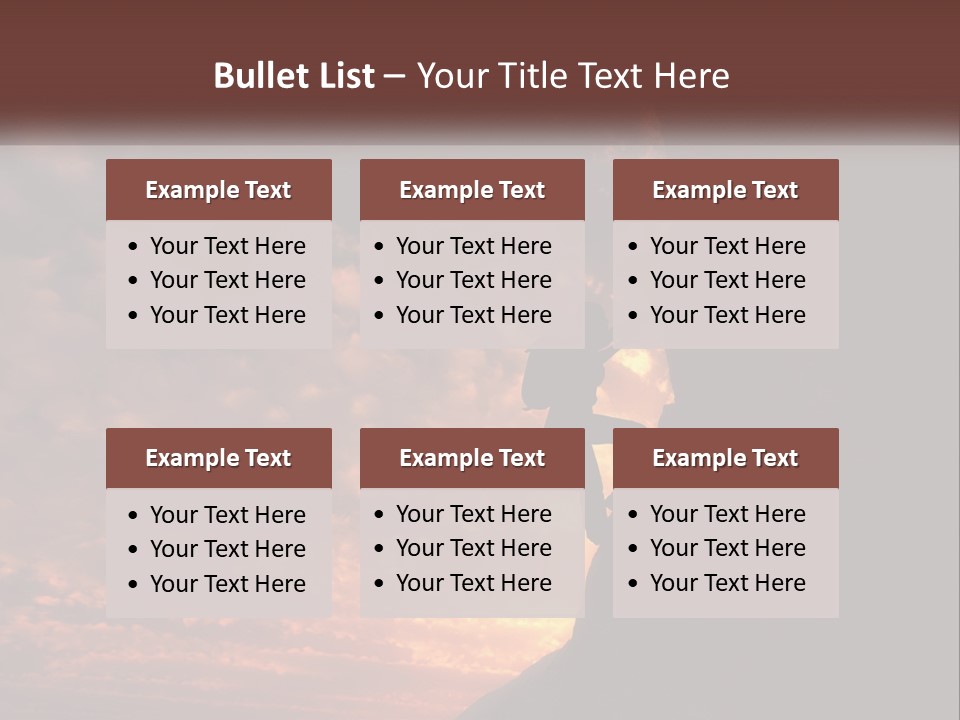 Activity Travel Rock PowerPoint Template