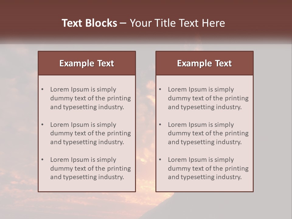 Activity Travel Rock PowerPoint Template