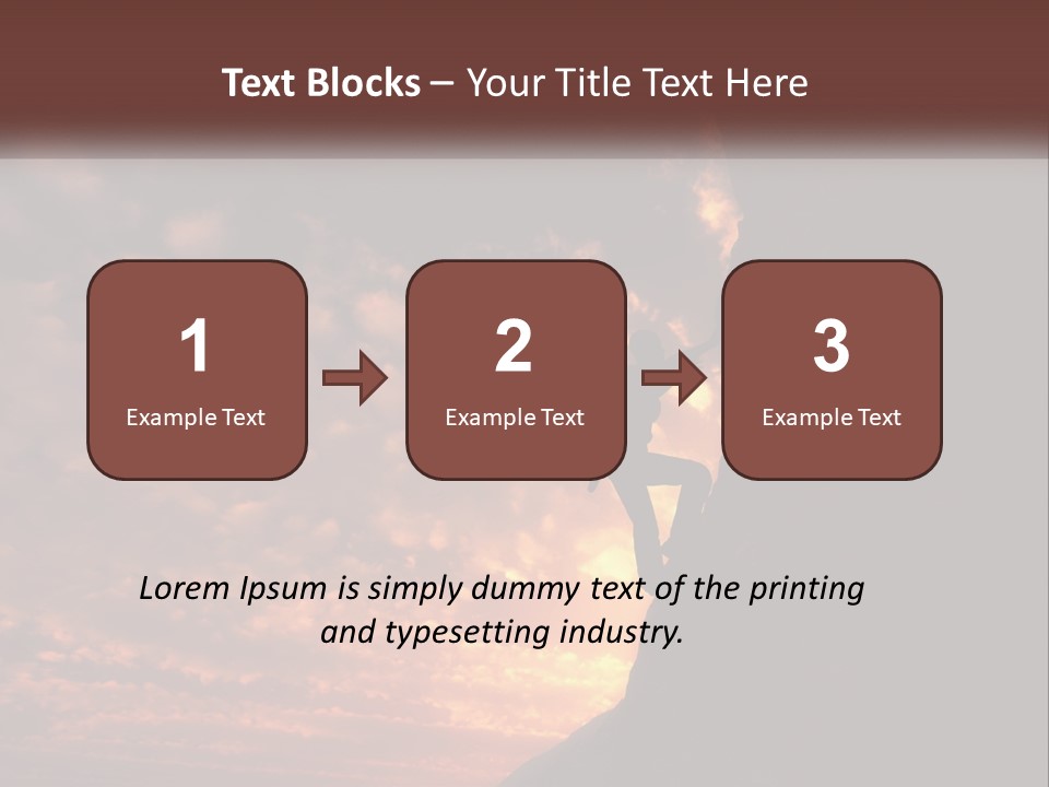 Activity Travel Rock PowerPoint Template