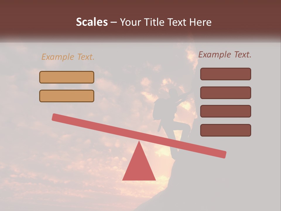 Activity Travel Rock PowerPoint Template