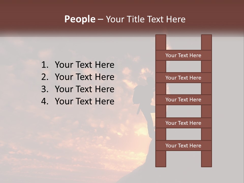 Activity Travel Rock PowerPoint Template