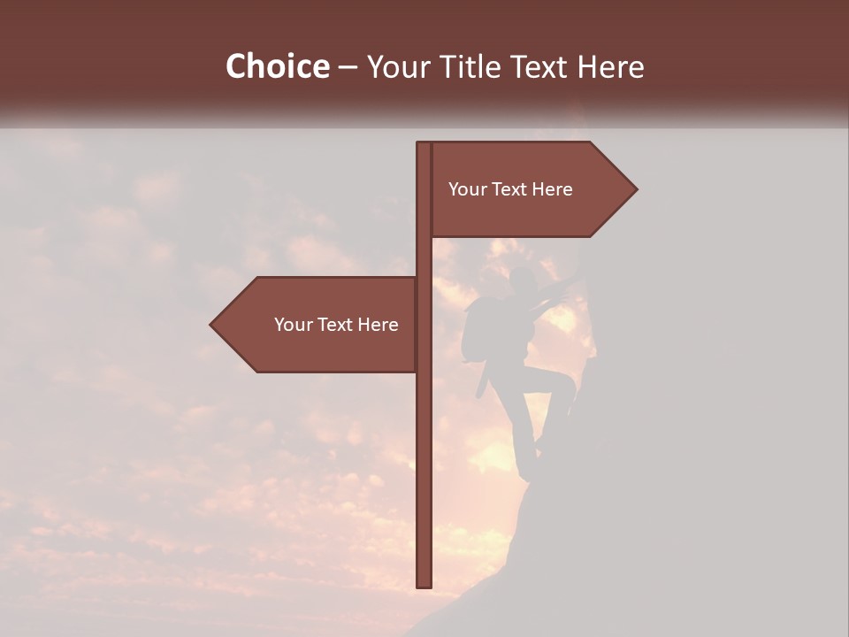 Activity Travel Rock PowerPoint Template