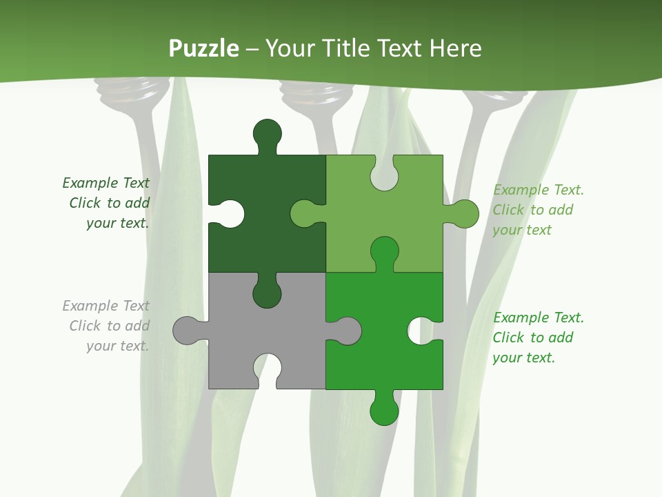 Gift Clipping Tulip PowerPoint Template