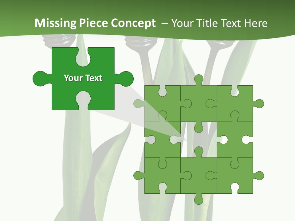 Gift Clipping Tulip PowerPoint Template