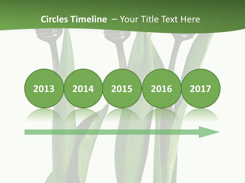 Gift Clipping Tulip PowerPoint Template