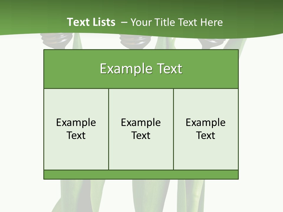 Gift Clipping Tulip PowerPoint Template