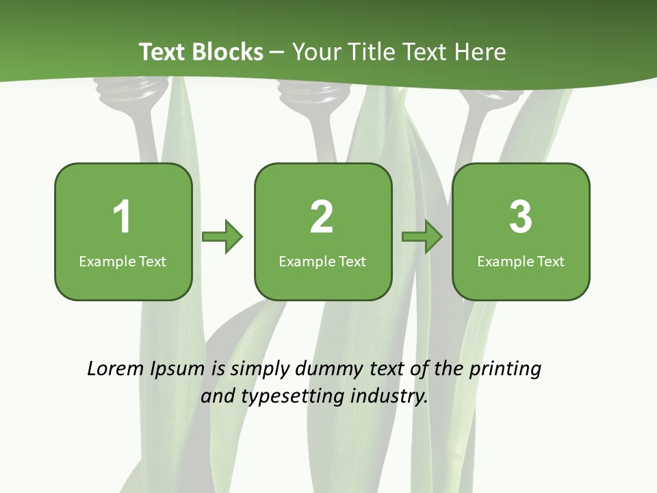 Gift Clipping Tulip PowerPoint Template