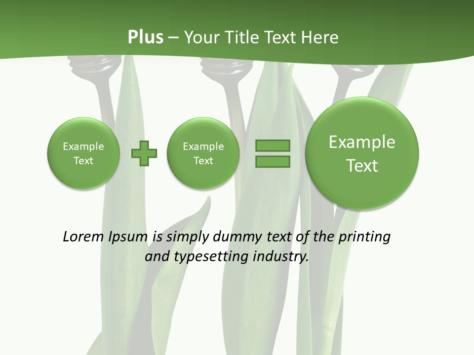 Gift Clipping Tulip PowerPoint Template