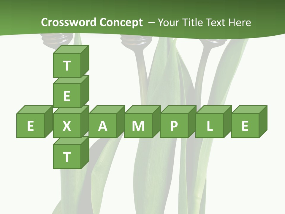 Gift Clipping Tulip PowerPoint Template