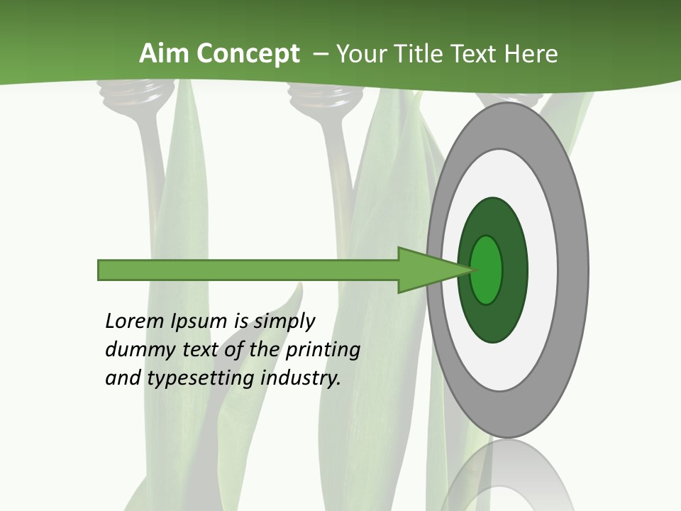 Gift Clipping Tulip PowerPoint Template