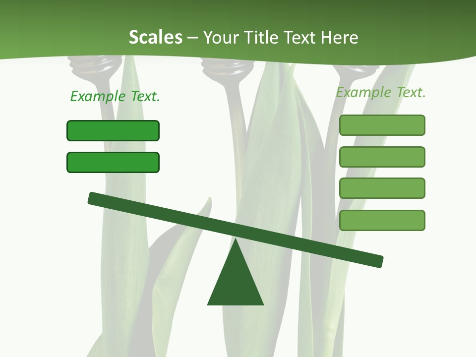 Gift Clipping Tulip PowerPoint Template