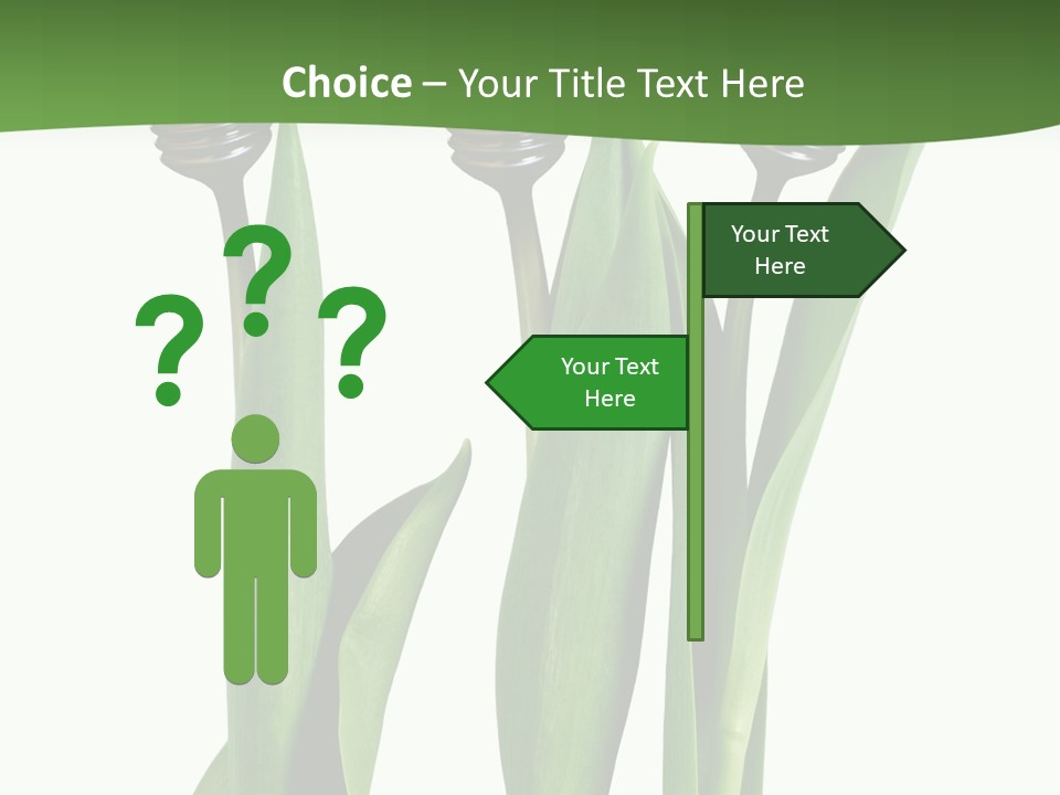 Gift Clipping Tulip PowerPoint Template