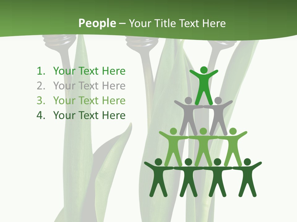 Gift Clipping Tulip PowerPoint Template