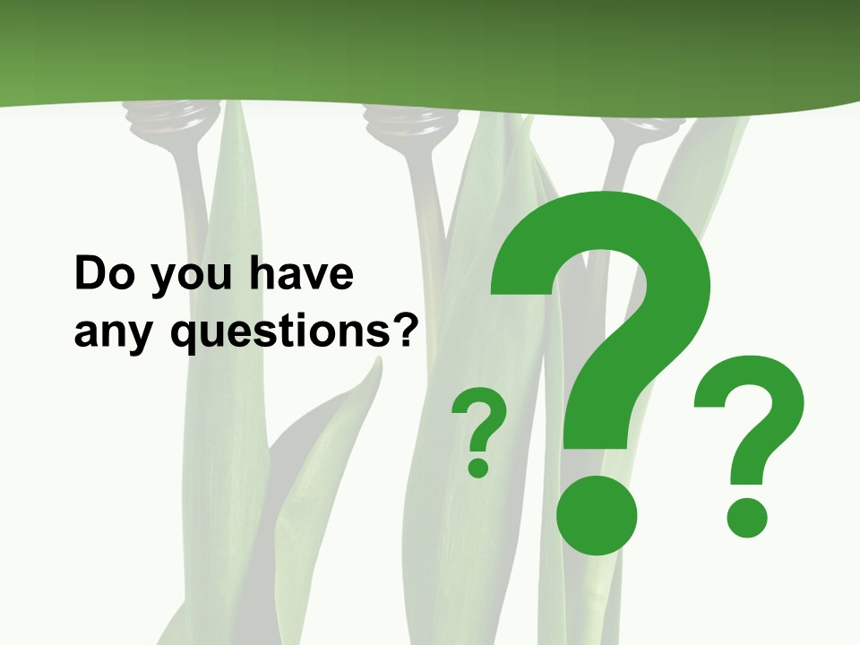 Gift Clipping Tulip PowerPoint Template