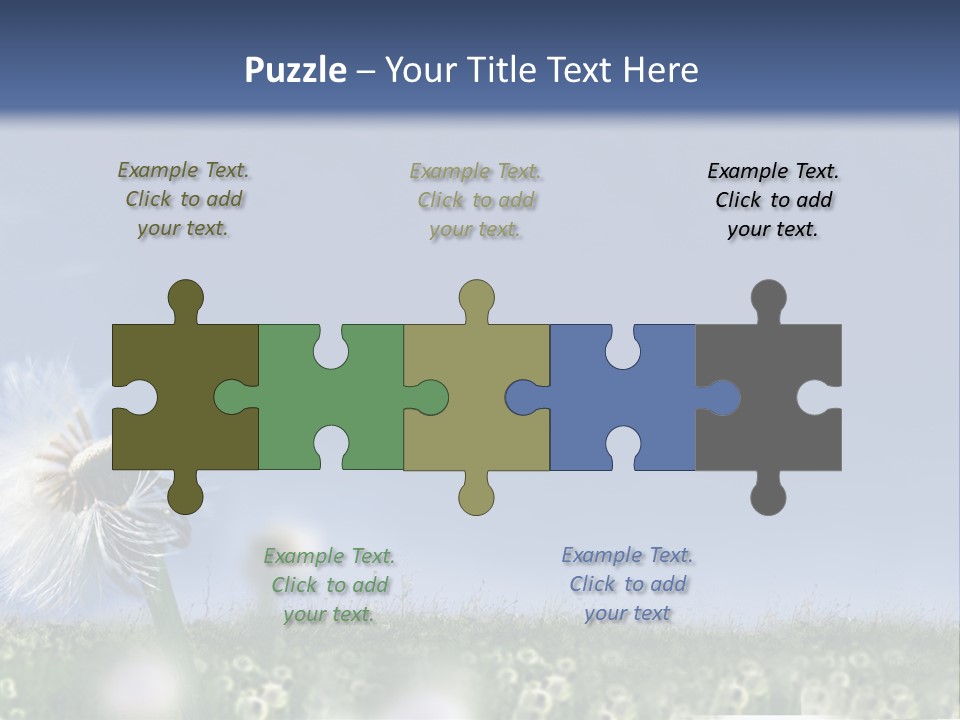 Couple Friends Heaven PowerPoint Template