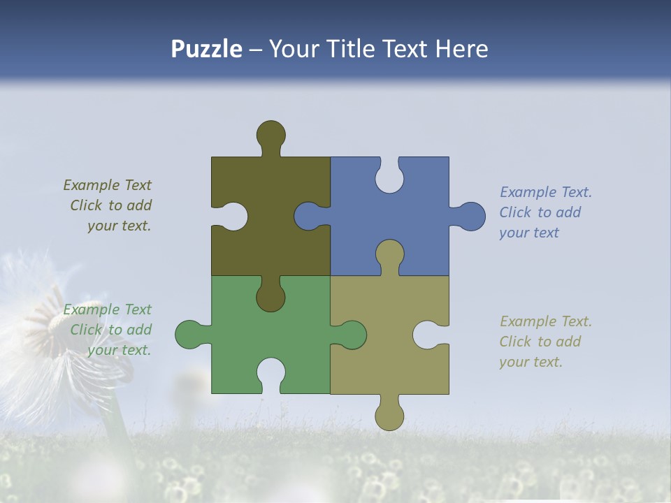 Couple Friends Heaven PowerPoint Template