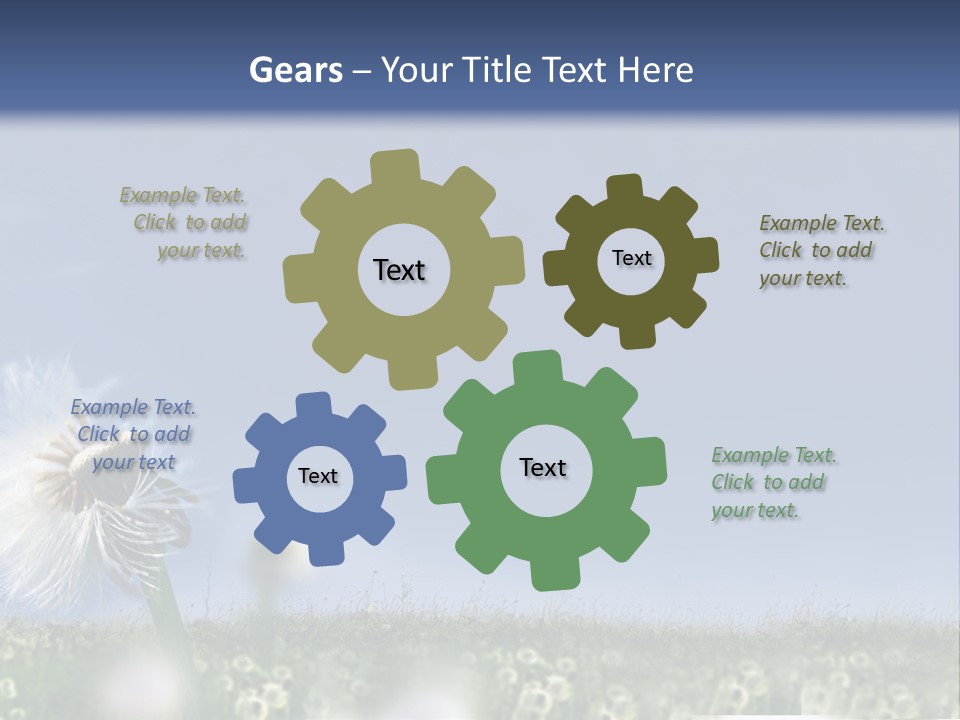 Couple Friends Heaven PowerPoint Template