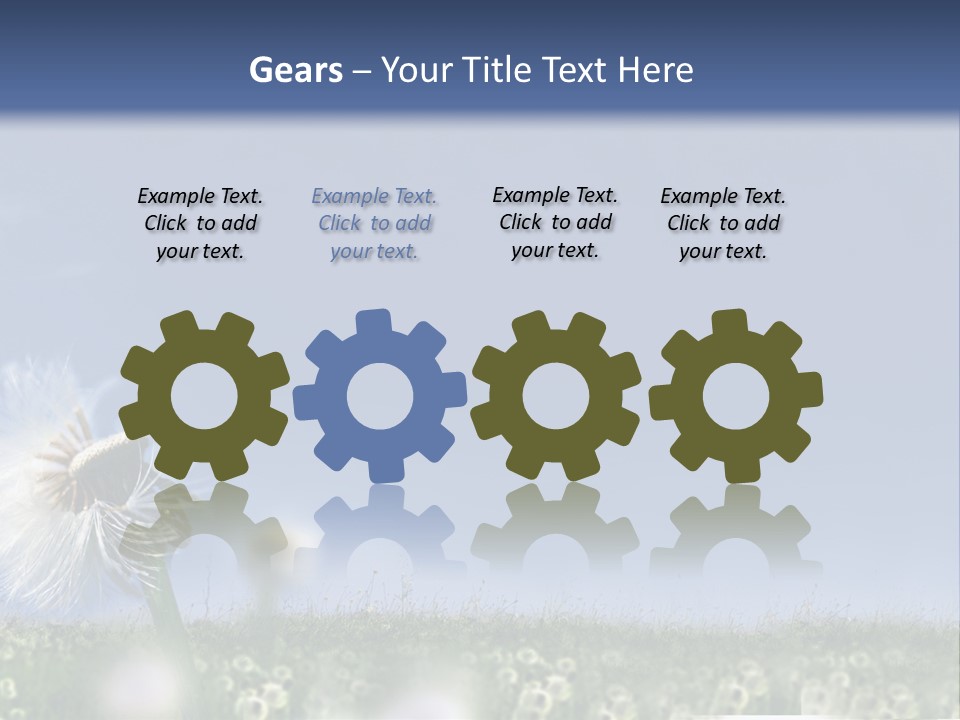 Couple Friends Heaven PowerPoint Template