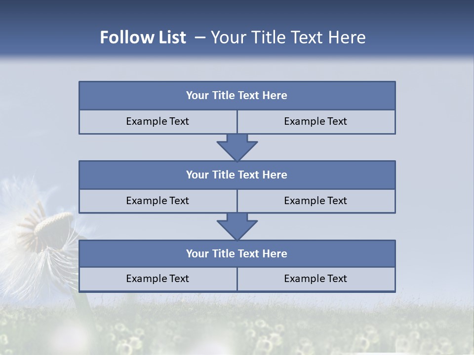 Couple Friends Heaven PowerPoint Template