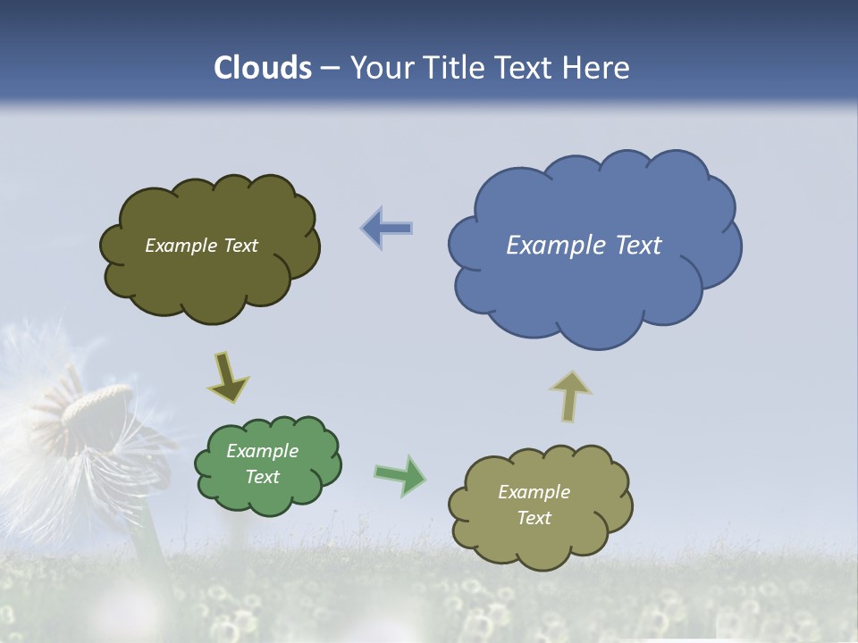 Couple Friends Heaven PowerPoint Template