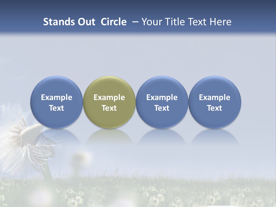 Couple Friends Heaven PowerPoint Template