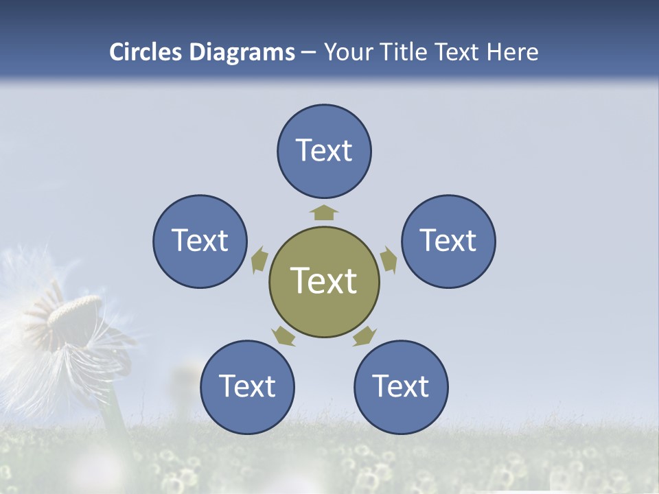 Couple Friends Heaven PowerPoint Template