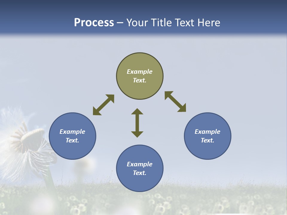 Couple Friends Heaven PowerPoint Template