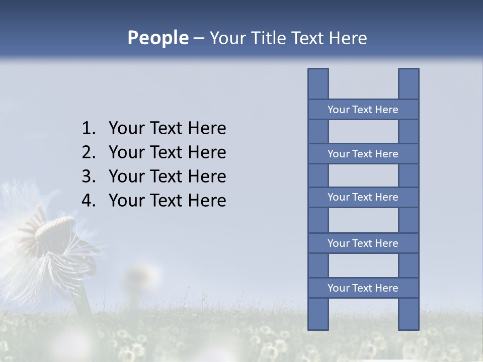 Couple Friends Heaven PowerPoint Template