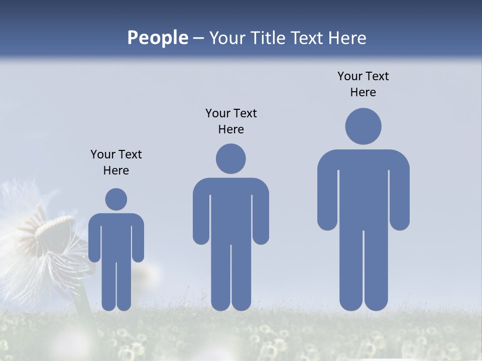 Couple Friends Heaven PowerPoint Template