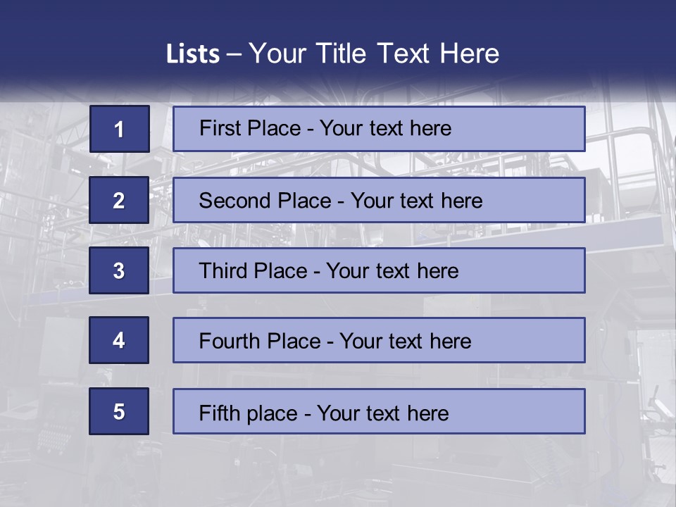 Precision Tank Work PowerPoint Template